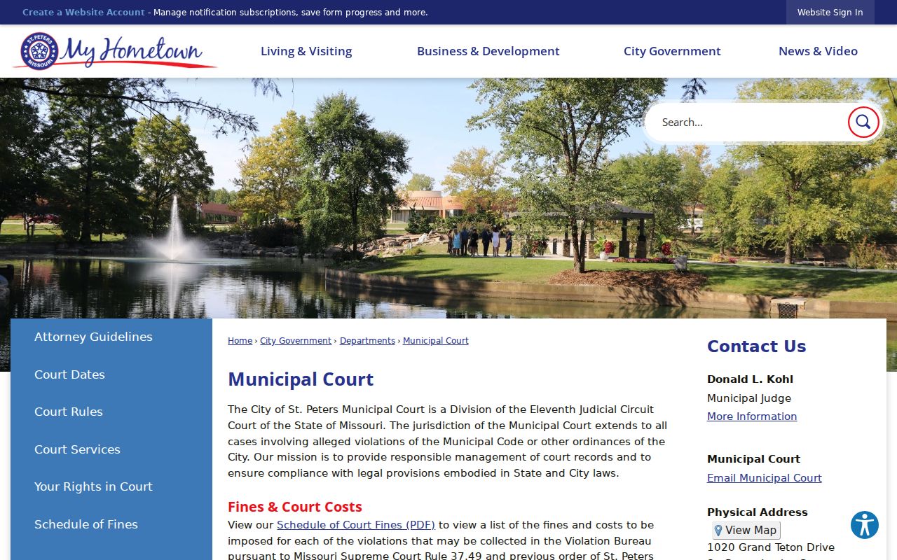 St. Peters court docket Case.net payment instructions